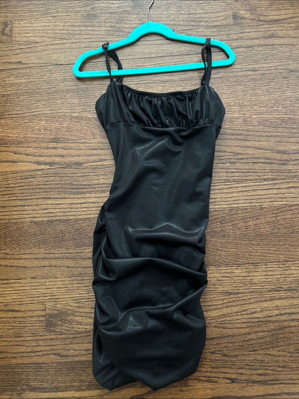Cheryl Creations Black Ruched Dress